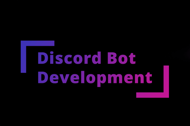 I will create a custom discord bot in python