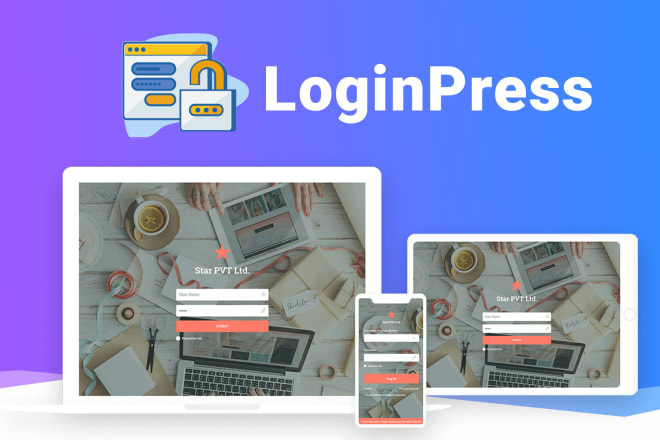I will create a custom wordpress login page using loginpress pro or PHP