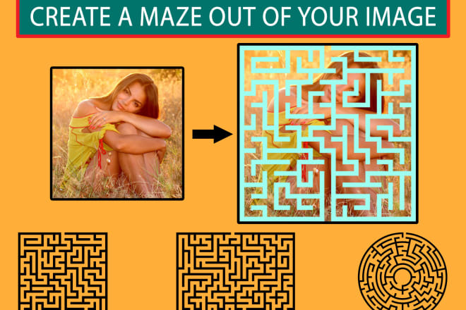 I will create a maze out of your image
