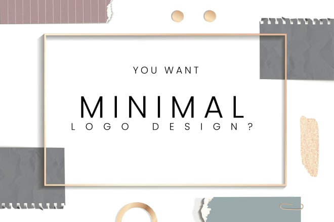 I will create a minimal and modern logo design