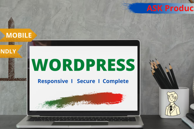 I will create a responsive wordpress website