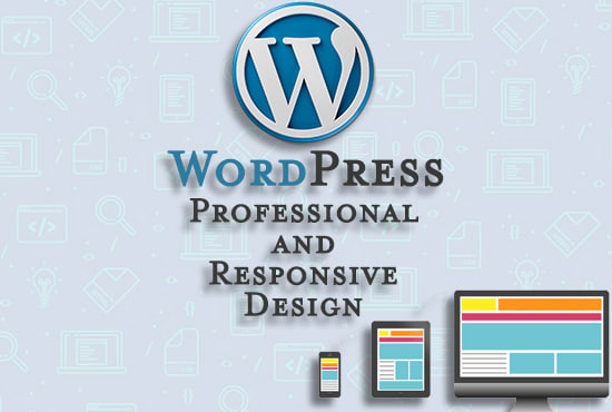 I will create a responsive wordpress website that sells