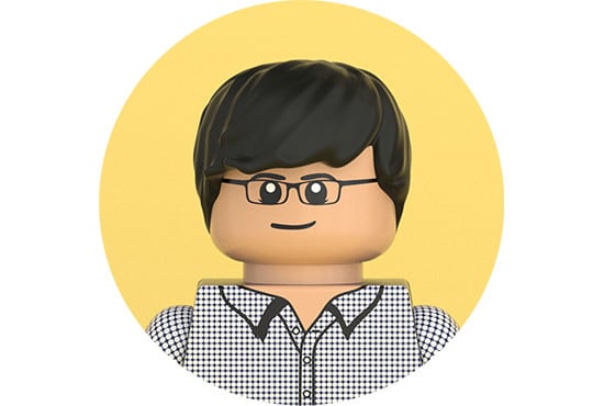 I will create a social media profile photo of you as a lego minifig