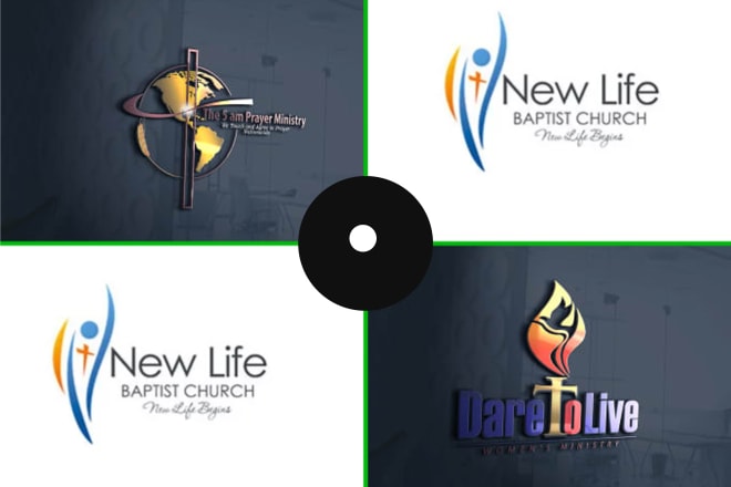 I will create a top class ministry church logo design
