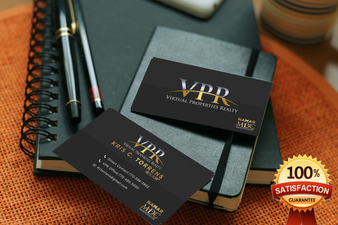 I will create a unique business or visiting card for you