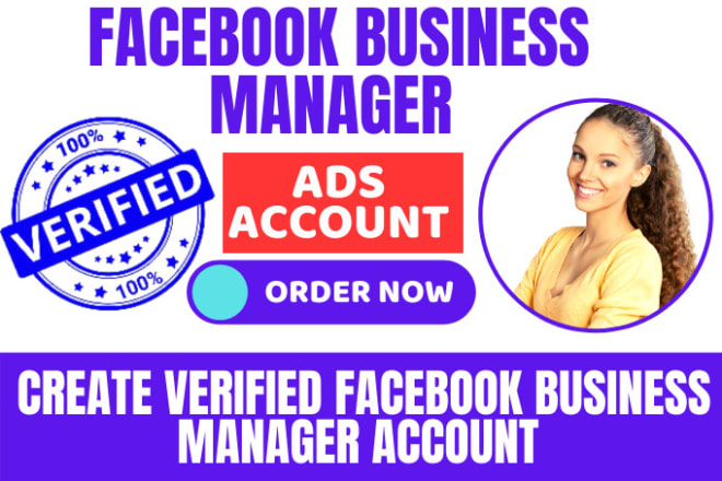 I will create a verified facebook business manager, ads account