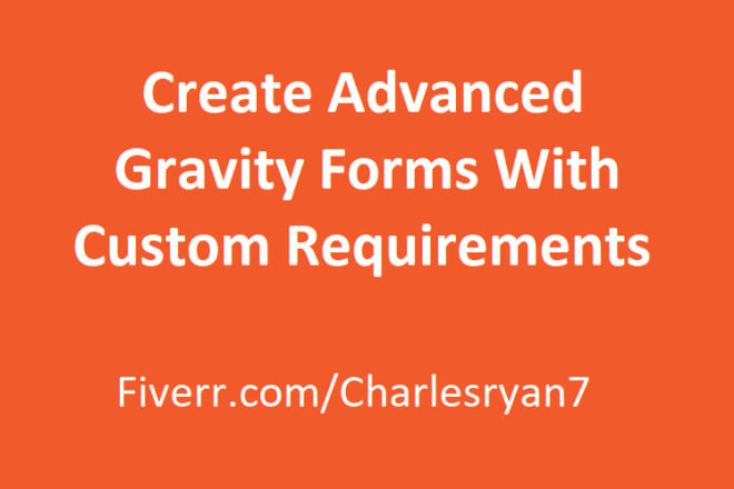 I will create advanced multi step gravity forms