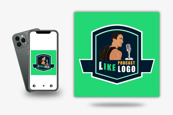 I will create amazing podcast logo design for podcast artwork
