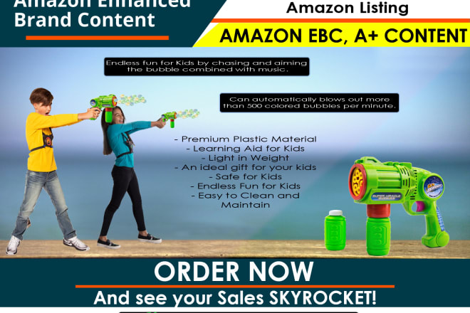 I will create amazon enhanced brand content ebc