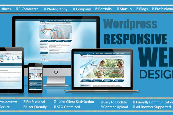 I will create an amazing wordpress website