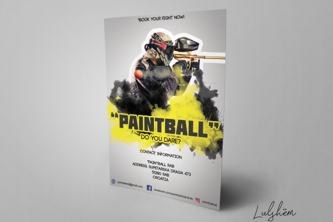 I will create an awesome poster design, brochures, flyers,leaflet