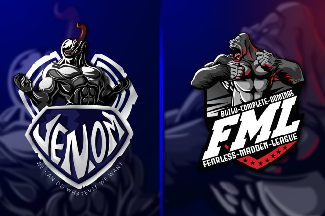 I will create awesome twitch, sports and gaming mascot logo design