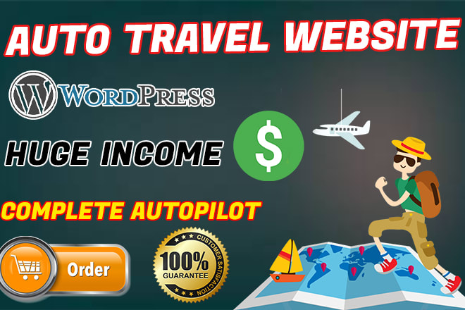 I will create best auto travel affiliate website