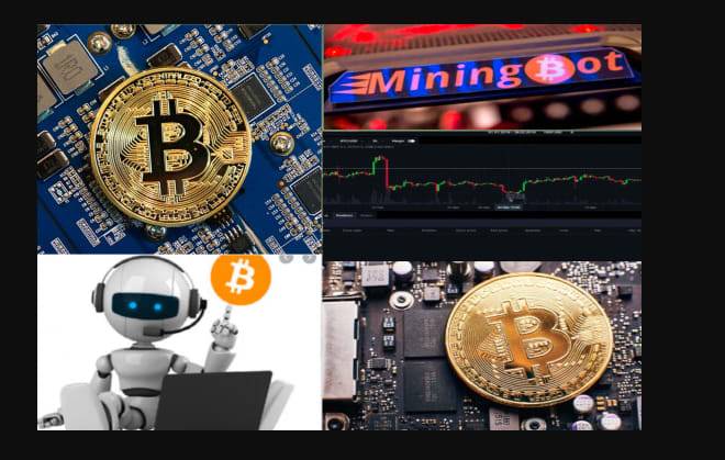 I will create bitcoin mining bot, btc miner application for PC