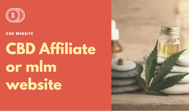 I will create blog,affiliate or mlm cbd website and app