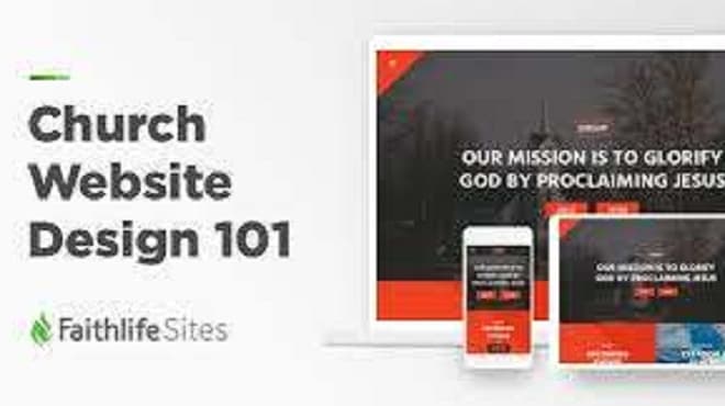 I will create church website for live streaming