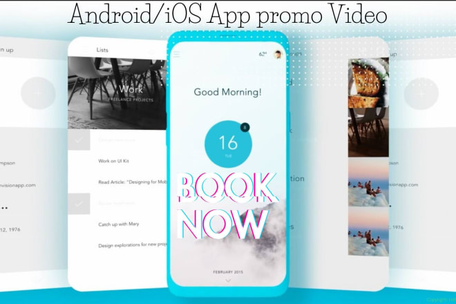 I will create cool app promo for ios or android application