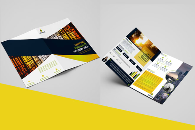 I will create corporate brochure, company profile, bifold brochure and trifold brochure