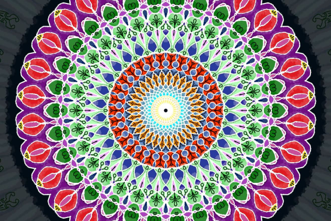 I will create digital mandala for you