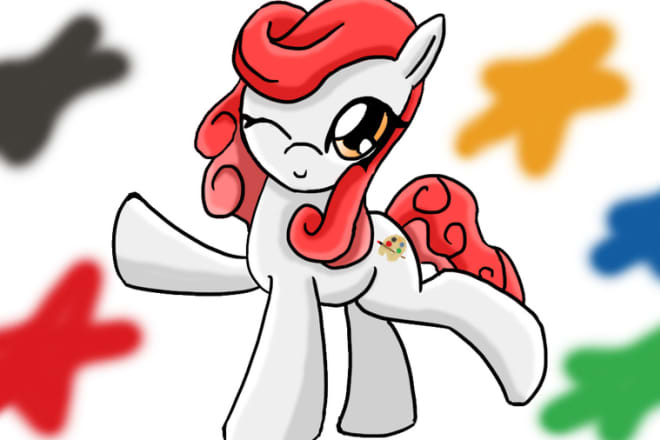 I will create digital mlp pony brony OC art