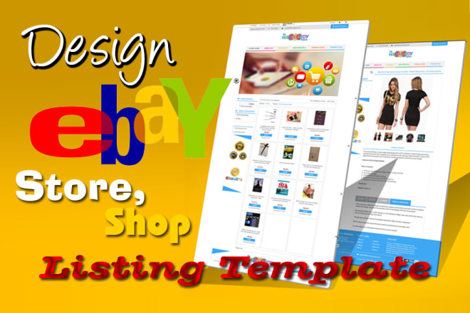 I will create ebay store, ebay shop, ebay template