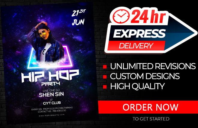 I will create elegant top class flyer design in 24 hours