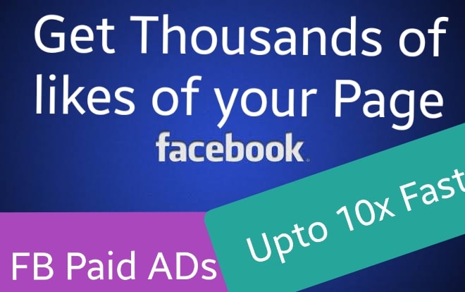 I will create facebook ads to grow your page likes