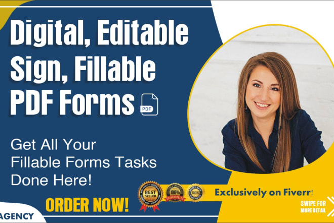 I will create fillable pdf form with fast delivery