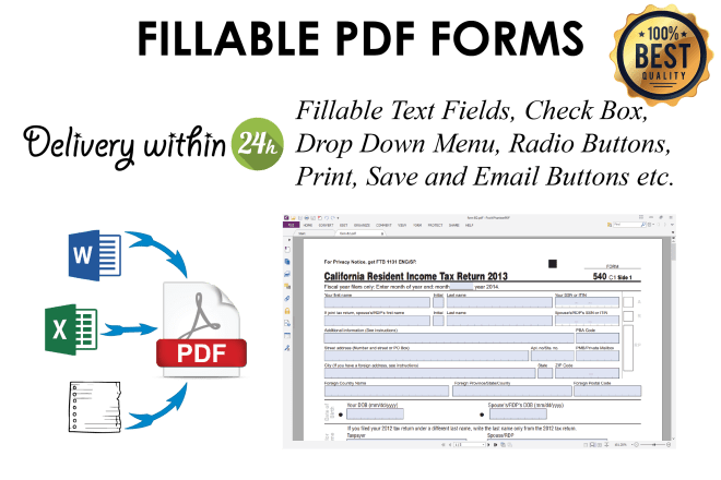 I will create fillable PDF forms in adobe acrobat pro dc