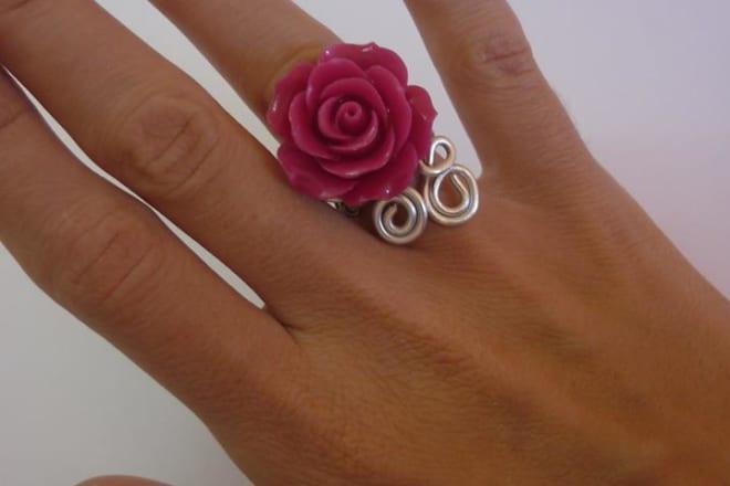I will create for you adjustable ring from wire