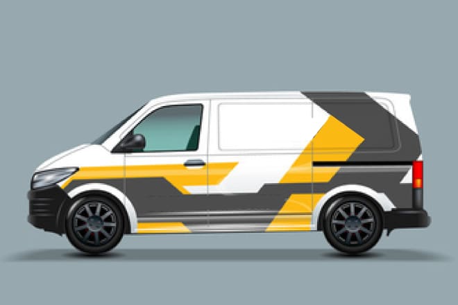I will create graphic vehicle wrap decal for bus car truck van