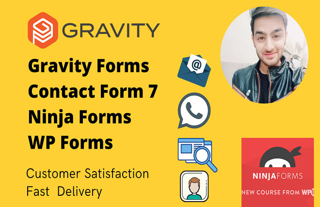 I will create gravity form, wordpress form, ninja forms and contact form 7