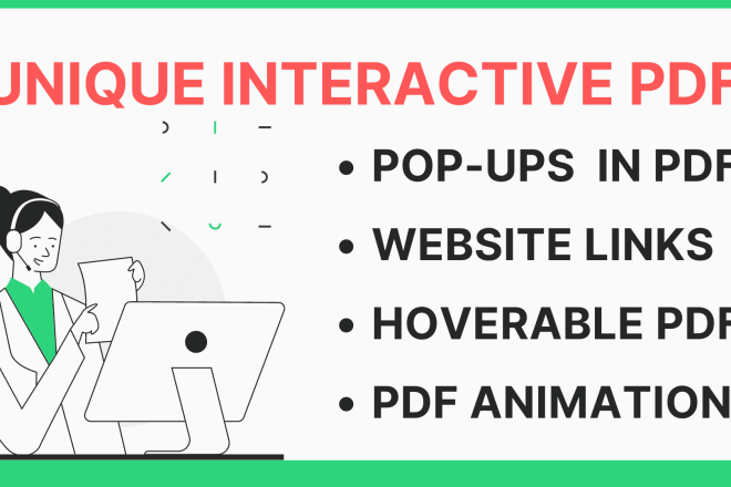 I will create interactive and animated pdfs where you can hover on an object