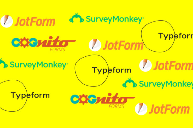 I will create jotform, typeform, cognito form, survey monkey for you