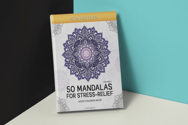 I will create mandala coloring book cover for amazon KDP