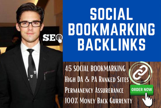 I will create manually top 45 social bookmarking backlinks