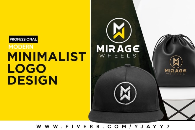 I will create modern minimalist logo design