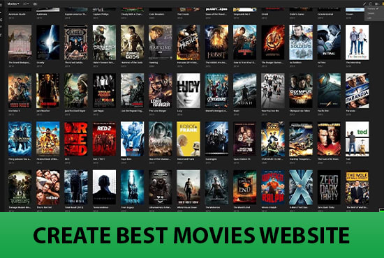 I will create movies streaming website with 100k movies database