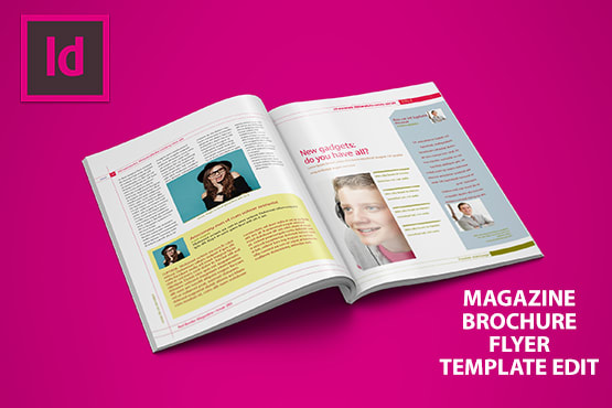 I will create newsletter magazine and brochure in adobe indesign