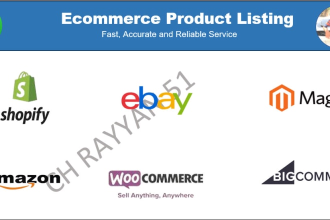 I will create pro product listing on ebay, shopify, magento, wordpress