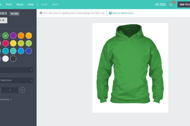 I will create product designer woocommerce website