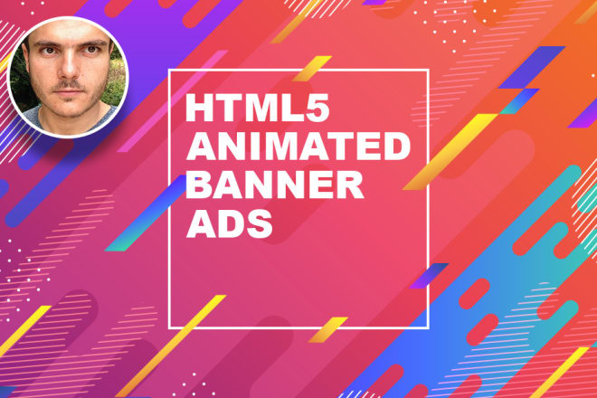 I will create professional animated HTML5 banner ads