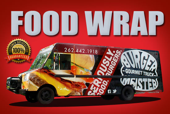 I will create professional food truck wrap design