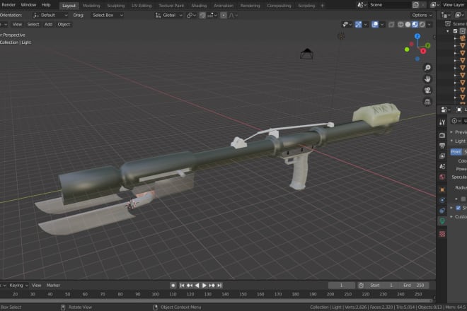 I will create roblox models guns weapons rifles pistols blender 3d
