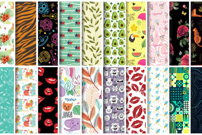 I will create seamless pattern designs