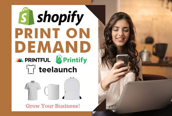 I will create shopify print on demand store on trendy designs