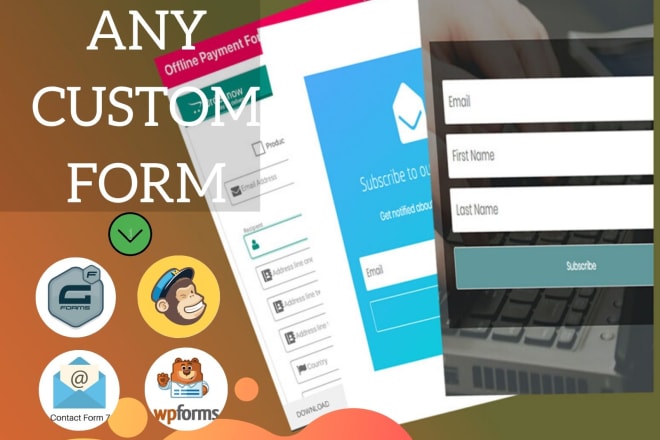 I will create signup, popup form, mailchimp form by gravity form