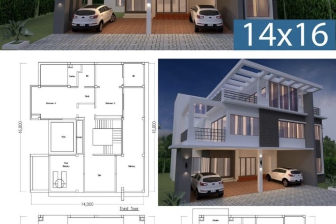 I will create smart architectural rendering and floor plans