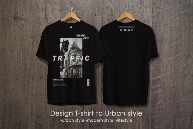 I will create t shirt design for urban style