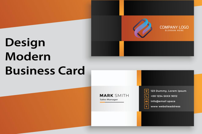 I will create unique business card design, custom business card and stationary